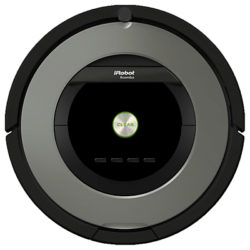 iRobot Roomba 866 Robot Vacuum Cleaner, Black / Grey